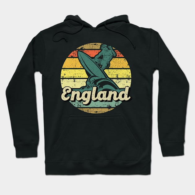 England surf Hoodie by SerenityByAlex